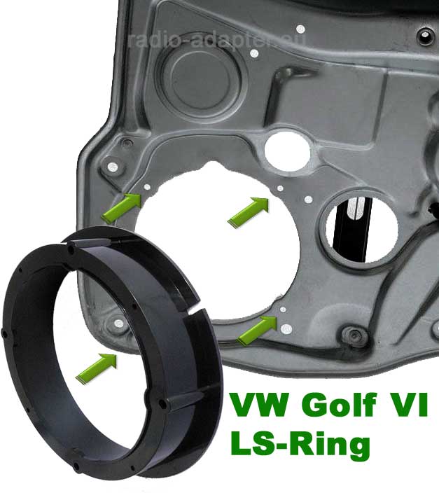 VW Golf 6 Lautsprecherring installieren