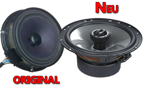 Beispiel VW Lautsprecher Original oder Neu JL Audio