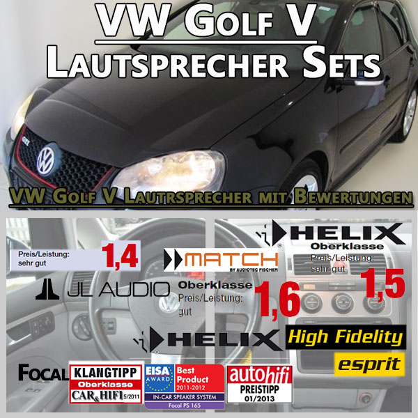 VW-Golf-V-Lautsprecher-Sets