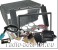 Mercedes-Benz C 320 2 DIN Radioblende Einbauset 2004 - 2007