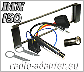 Audi A6 bis 2001 Radioblende + Antennenadapter + Entriegelungsbgel