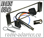 Seat Leon bis 2005 Radioblende + Antennenadapter + Entriegelungsbügel
