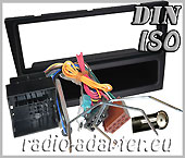 Opel Meriva ab 2006 Radioblende,  Autoradio Einbauset schwarz