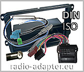 VW Caddy Radioblende Radioadapter DIN + ISO Autoradio Einbauset