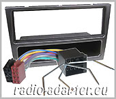 Opel Vivaro ab 2001 Radioblende dunkelsilber Autoradio Einbauset