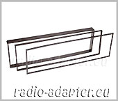 Peugeot 307 Radioblende, Autoradioblende, Autoradio Einbaurahmen