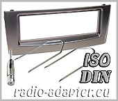 Fiat Linea Radioblende, Einbauset Antennenadapter + Entriegelung