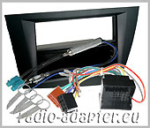 Seat Leon Radioblende schwarz +  Radioadapter DIN Autoradio Einbauset