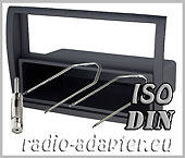 Fiat Ducato Radioblende, Einbauset Antennenadapter + Entriegelung