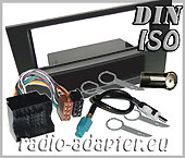 Ford Mondeo 2003 - 2007 Autoradio Einbauset, Radioblende schwarz