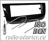 Fiat Grande Punto EVO Radioblende, Einbauset Antennenadapter + Entriegelung