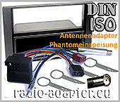 Ford Focus II ab 2005 Autoradioblende, Autoradio Einbauset anthrazit 1 DIN