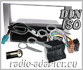 Ford Galaxy ab 2006 Autoradio Einbauset silber 1 DIN