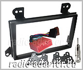 Mazda MPV 2000 - 2006 Doppel DIN Radioblende + Radioadapter fr Autoradio Einbau