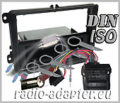 VW Transporter ab 2010 Autoradio Einbauset, Radioeinbauset mit Antennen Diversity