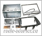 Fiat Panda Doppel DIN Radioblende, Blechrahmen Autoradio Einbau