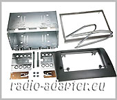 Fiat Stilo Doppel DIN Radioblende, Blechrahmen Autoradio Einbau