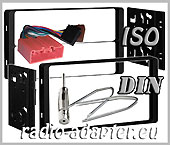 Mazda B Serie Pick-up 2001-2009 DIN, 2 DIN Autoradio Einbauset, Radioblende