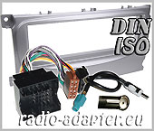 Ford S-MAX ab 2007 Autoradio Einbauset silber, Radioeinbausatz