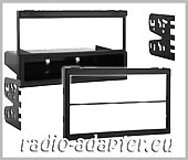 Mazda 626 2001 - 2002, Radioblende, Autoradioblende, DIN Farbe schwarz