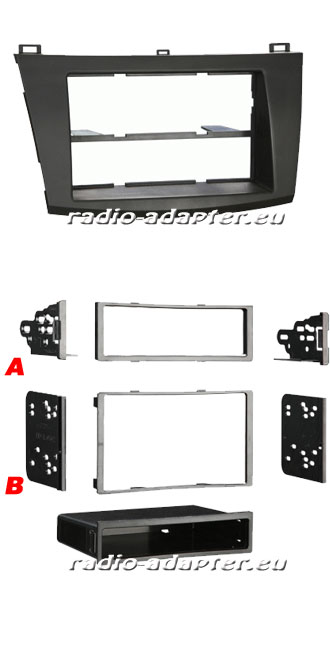 Mazda 3 ab 2010 Radioblende