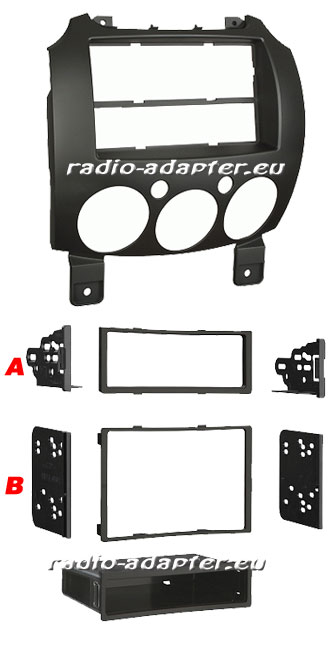 Mazda 2 Autoradioblende