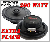 Seat Arosa Lautsprecher Upgrade, 2 x 200 Watt Boxen vorne DDCX65