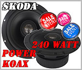Skoda Roomster Autolautsprecher, Boxen, Lautsprecher 240 Watt DDCX65