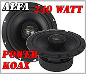 Alfa Romeo 145-146-155-156-164-33-GTV 240 Watt Lautsprecher 165mm 