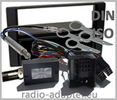 Ford Focus II Lenkradfernbedienung + Autoradio Einbauset schwarz