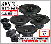 Alfa GTA Lautsprecher, Boxenset Testsieger B 62c + B 6X