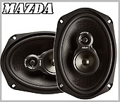 Mazda 323 Lautsprecher, Autolautsprecher, Heckbereich B 69X