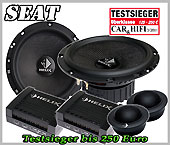 Seat Ibiza 6L ab 2002 Soundpaket, Lautsprecher, Autoboxen Helix E 62c