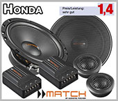 Honda S2000 Lautsprecher für beide vorderen Einbauplätze
