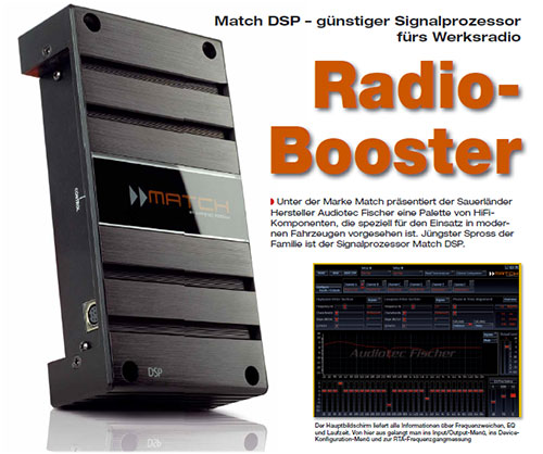 Match Autoradio DSP Verstaerker