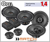 Opel Zafira Lautsprecher Set Autoboxen vorne und hinten MS62c + MS6X 