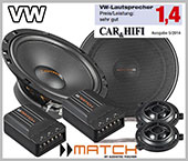 VW Golf Plus Lautsprecher Autoboxen für hintere Türen