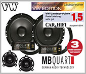 VW Golf VI Lautsprecher für die vordere Türen mit Testsieg