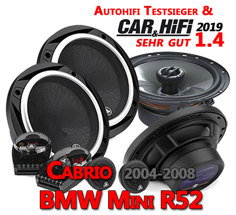 BMW Mini Cabrio R52 Lautsprecher vorne und hinten – Autoradio Einbau Tipps  Infos Hilfe zur Autoradio Installation