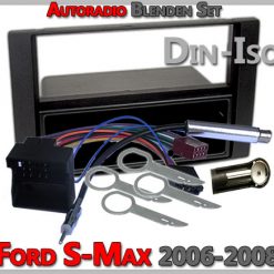 Ford S-Max Set zum Radio Einbau 2006-2008 anthrazit