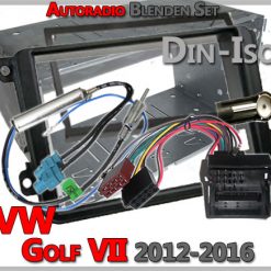 VW Golf VII Radioblenden Set 2010-2014 Doppel DIN