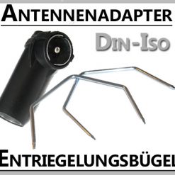 Alternative view of Opel Vectra C Lenkradadapter Einbauset smoke grey