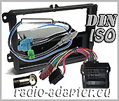 VW Golf VI, 6 Radioblende Radioadapter DIN + ISO Autoradio Einbauset