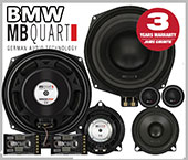 BMW 1er 120, 123i, 130i Lautsprecher Set mit Bass vordere Türen E87
