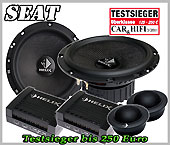 Seat Altea Tuning Soundpaket, Lautsprecher, Autoboxen Helix E 62c